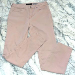 Aeropostale Women’s Pink Denim Jegging Skinny Jeans, High Waist, Size 8, cute!!